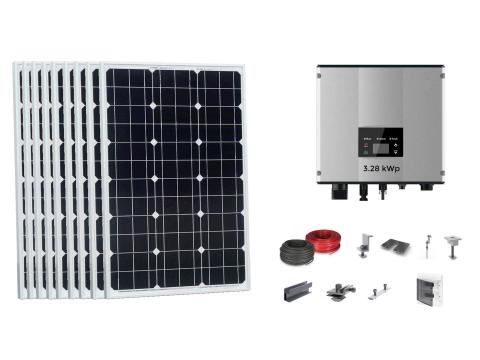 Kit fotovoltaic 3 kW monofazic de la Alfa Energetic Esco Srl