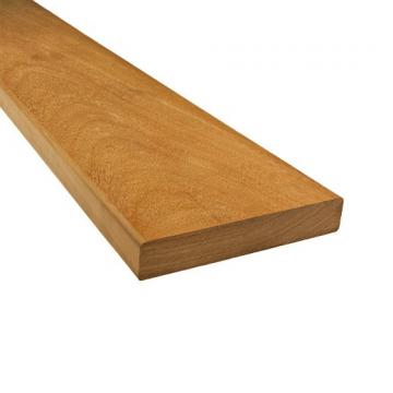 Deck lemn Garapa KD 90mm profil drept de la Expert Parchet Srl