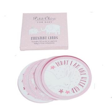 Cartonase pentru evenimentele bebelusului Petit Cheri roz
