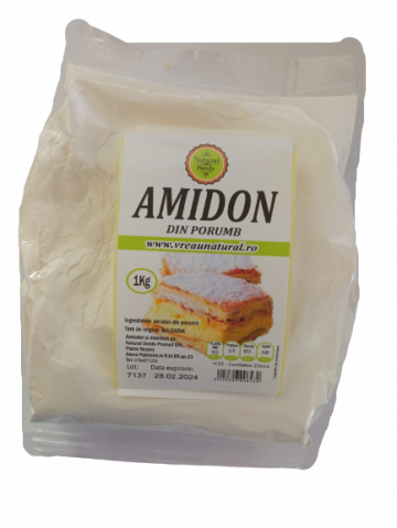 Amidon din porumb, Natural Seeds Product, 1Kg de la Natural Seeds Product SRL