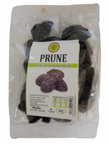 Prune fara samburi 1 kg, Natural Seeds Product