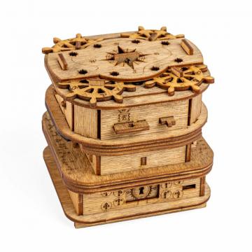 Joc de logica Cluebox - Escape Room in a box: Davy Jones de la Sofiart Concept