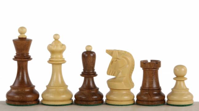 Piese de sah din lemn de acacia Staunton 6 Dubrovnik de la Chess Events Srl