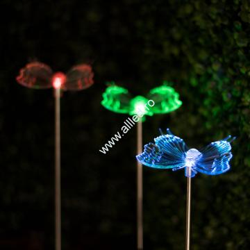 Lampa solara RGB LED - Fluture de la Alleed Srl