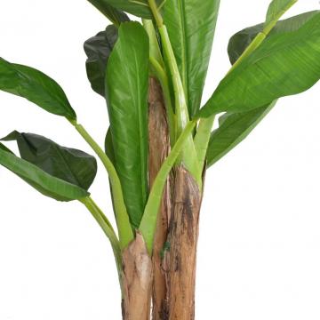 Bananier artificial cu ghiveci, 175 cm, verde de la VidaXL
