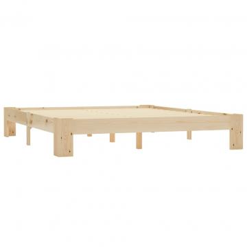 Cadru de pat, 180 x 200 cm, lemn masiv de pin de la VidaXL