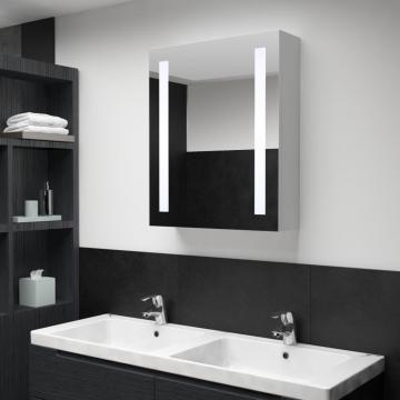Dulap de baie cu oglinda si LED-uri, 50 x 13 x 70 cm de la VidaXL