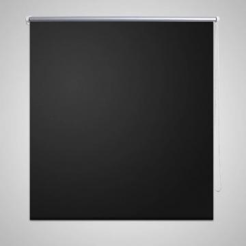 Jaluzea opaca rulabila, 140 x 230 cm, negru de la VidaXL