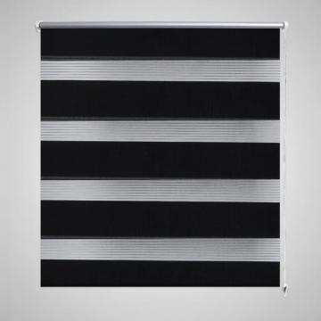 Jaluzea zebra, 100 x 175 cm, negru
