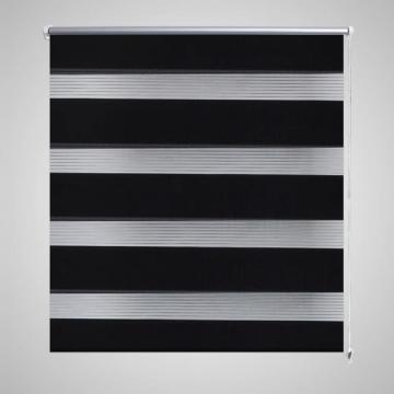 Jaluzea zebra, 120 x 175 cm, negru de la VidaXL
