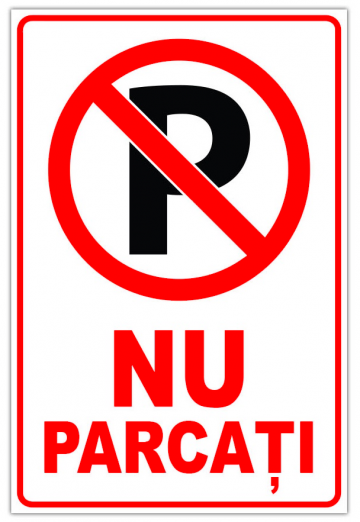 Indicator pentru interzicere nu parcati