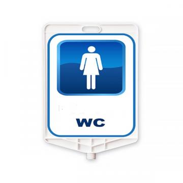 Placa pentru WC femei din plastic
