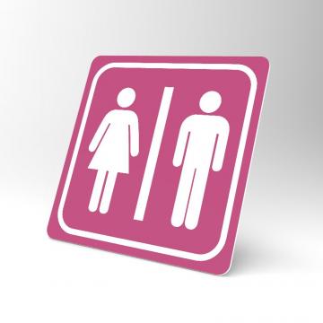 Placuta roz toaleta femeie si barbati