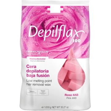 Ceara elastica 1kg refolosibila roz - Depilflax de la Mezza Luna Srl.