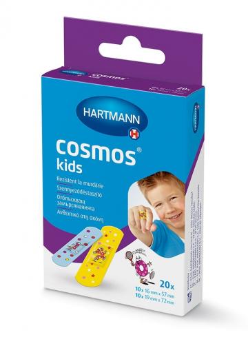 Plasturi cu desene rezistenti la apa Cosmos Kids - 20 buc