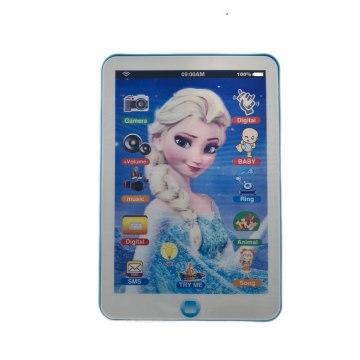 Jucarie Tableta interactiva, Frozen, muzica, albastru de la Dali Mag Online Srl