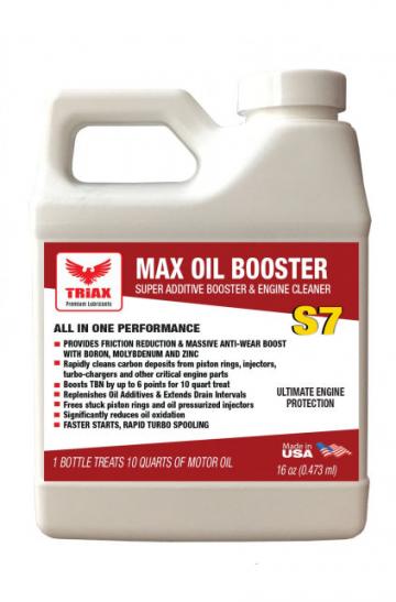 Tratament de motor Triax S7 Max Oil Booster / 473 ml de la Lubrotech Lubricants Srl