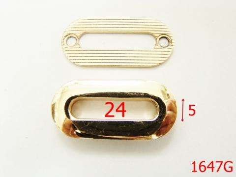 Ochet demontabil  24 mm gold 2A7 AH13 1647G de la Metalo Plast Niculae & Co S.n.c.