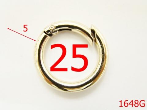 Inel carabina rotund 25 mm 1648G