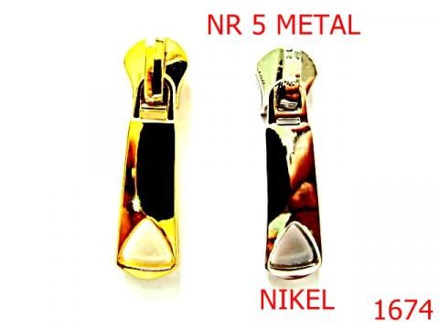 Cursor nr.5 pt fermoar metalic /nikel 1674 de la Metalo Plast Niculae & Co S.n.c.