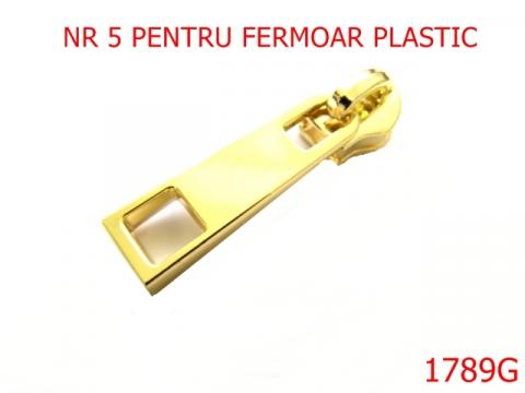 Cursor nr.5 fermoar plastic/gold 1789G