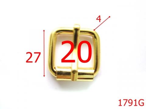 Catarama cu rola 20 mm/gold 20 mm 4 gold 7L7 AJ3 1791G de la Metalo Plast Niculae & Co S.n.c.