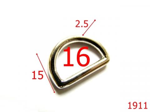 Inel D 16 mm*2.5/zamac/nikel 16 mm 2.5 nichel 3F2 1911