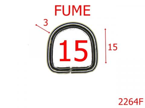 Inel inalt 1.5 cm otel, grosime 3 mm/fume 2264F