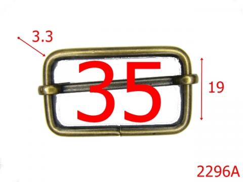 Catarama de reglaj 3.5 cm din otel/sarma 2296A