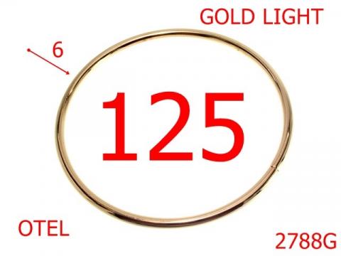 Maner rotund 125 mm 6 gold light 7G8 2788G de la Metalo Plast Niculae & Co S.n.c.