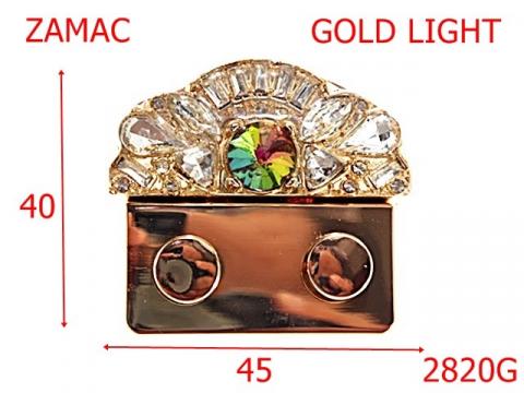 Inchizatoare 45x40 mm gold light 12C12 2820G de la Metalo Plast Niculae & Co S.n.c.