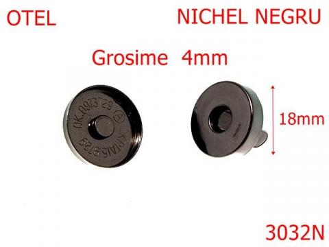 Magnet 18 mm 4 nichel negru 15B2 15B1 7F4 3032N
