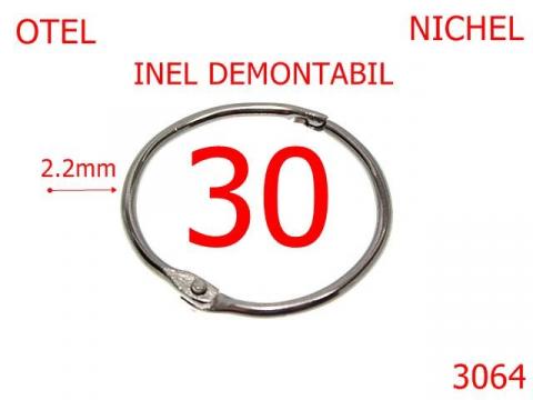 Inel demontabil 30 mm 2.2 nichel 4E2 3064