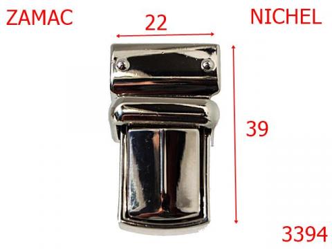 Inchizator tik tuk 22x39 mm nichel 12J8 3394 de la Metalo Plast Niculae & Co S.n.c.
