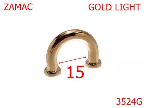 Sustinator 15 mm gold light 2F3 3524G de la Metalo Plast Niculae & Co S.n.c.