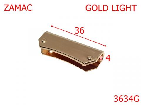 Margine ornamentala 36 mm gold light 11B 11B3 1D5 3634G