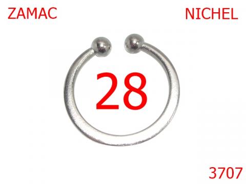 Inel ornamental 28 mm nichel 14F17 3707