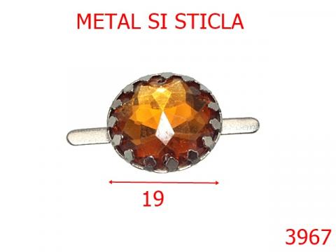 Ornament sticla 19 mm maron 3967M de la Metalo Plast Niculae & Co S.n.c.