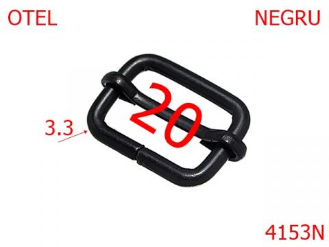 Catarama reglaj 20 mm 3.3 negru 4i7 4H8 4153N de la Metalo Plast Niculae & Co S.n.c.