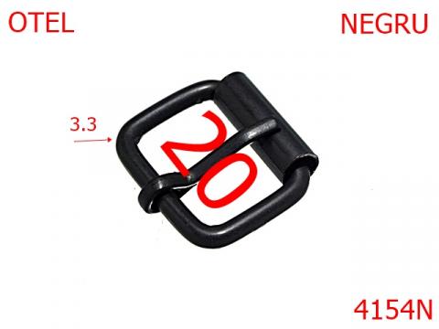 Catarama cu rola 20 mm 3.3 negru 7G1 7G1 4154N de la Metalo Plast Niculae & Co S.n.c.