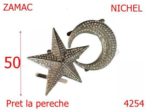 Ornament incaltaminte stea si luna 4254 de la Metalo Plast Niculae & Co S.n.c.