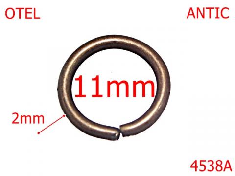 Inel rotund pentru marochinarie 4538A de la Metalo Plast Niculae & Co S.n.c.