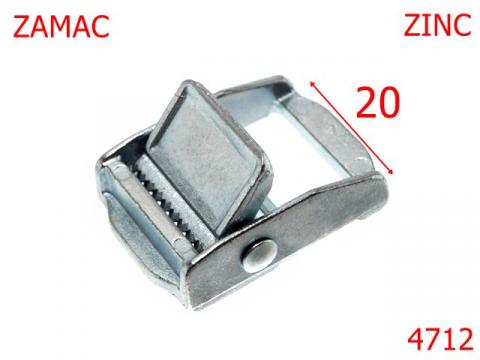 Catarama mentru blocaj chinga 20 mm zamac zinc 4712