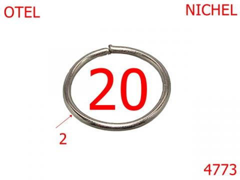 Inel rotund pentru marochinarie 4773 de la Metalo Plast Niculae & Co S.n.c.