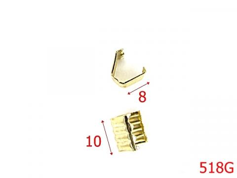 Clema prindere gold 10x8 mm gold 4B8 C36 518G de la Metalo Plast Niculae & Co S.n.c.
