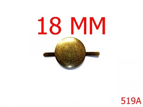 Ornament 18 mm/antik 18 mm antic S10 519A