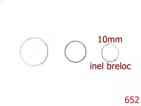 Inel spiralat 10 mm nichel 4E1 G1 652 de la Metalo Plast Niculae & Co S.n.c.