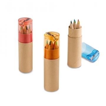 Cutie cu 6 creioane colorate Rols