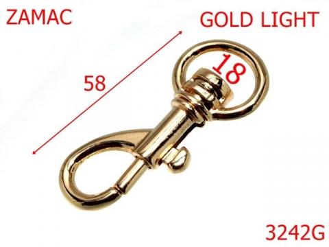 Carabina poseta 18 mm gold light 5J2 4I7 3242G de la Metalo Plast Niculae & Co S.n.c.