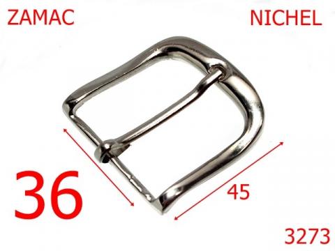 Catarama poseta 36 mm nichel 6H6 6A6 3273 de la Metalo Plast Niculae & Co S.n.c.
